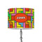 Tetromino 8" Drum Lampshade - ON STAND (Poly Film)