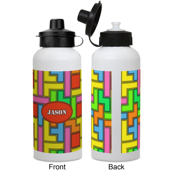 Tetromino Aluminum Water Bottle - White APPROVAL