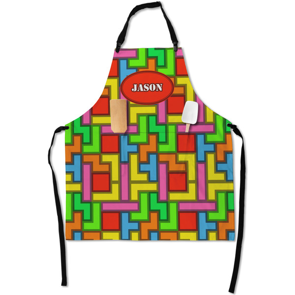 Custom Tetromino Apron With Pockets w/ Name or Text