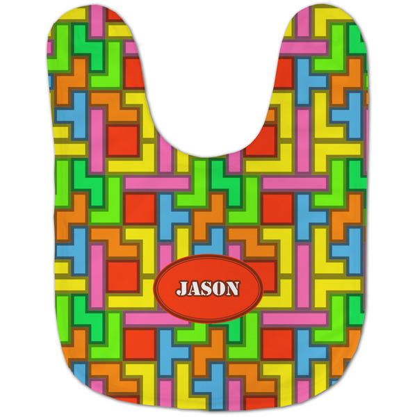 Tetromino Baby Bib - AFT flat