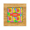 Tetromino Bamboo Trivet with 6" Tile - FRONT