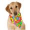 Tetromino Dog Bandana Scarf w/ Name or Text