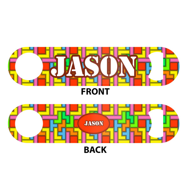 Tetromino Bar Bottle Opener - White - Approval