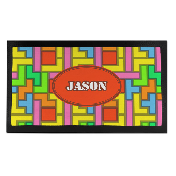 Tetromino Bar Mat - Small - FRONT