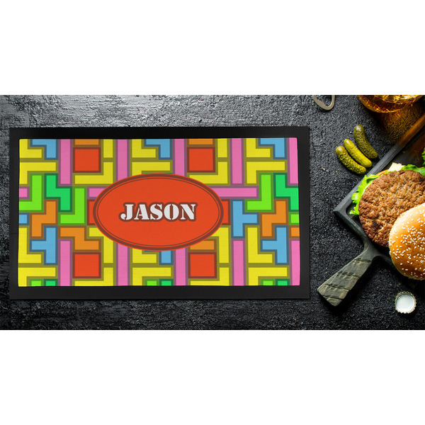 Tetromino Bar Mat - Small - LIFESTYLE