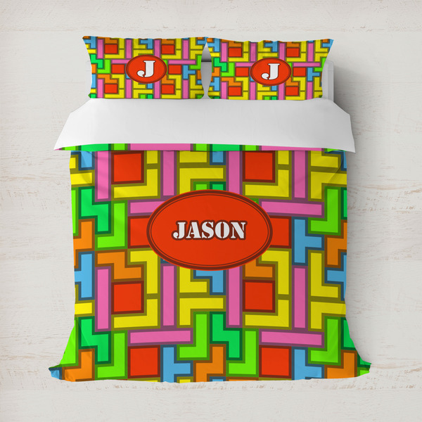 Custom Tetromino Duvet Cover (Personalized)
