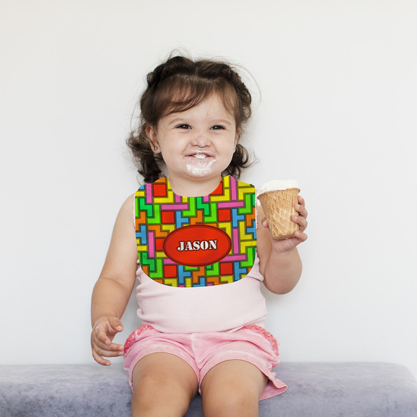 Tetromino Bib Lifestyle Girl