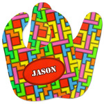 Tetromino Baby Bib w/ Name or Text