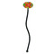 Tetromino Black Plastic 7" Stir Stick - Oval - Single Stick