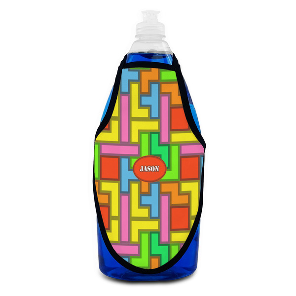 Tetromino Bottle Apron - Soap - FRONT