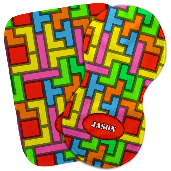 Custom Tetromino Burp Cloth (Personalized)
