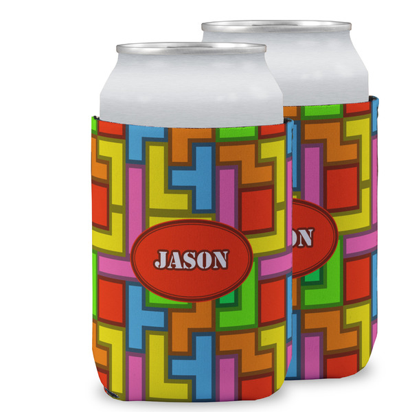 Custom Tetromino Can Cooler (12 oz) w/ Name or Text