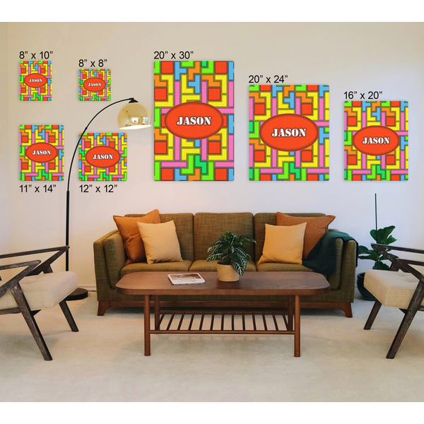 Tetromino Canvas Prints - Multiple Sizes