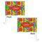Tetromino Car Flag - 11" x 8" - Front & Back View