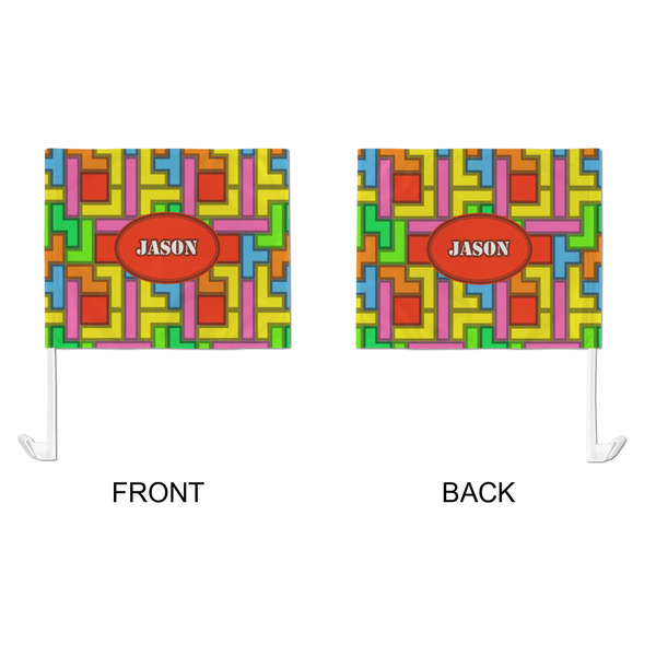 Tetromino Car Flag - Large - APPROVAL