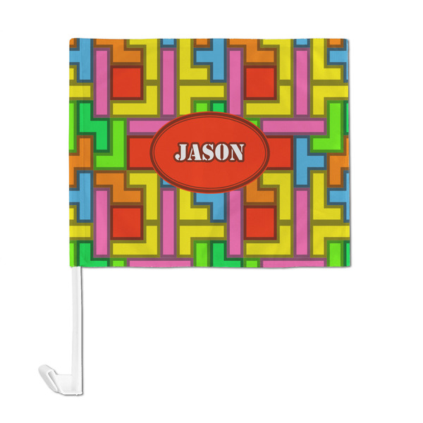 Tetromino Car Flag - Large - FRONT