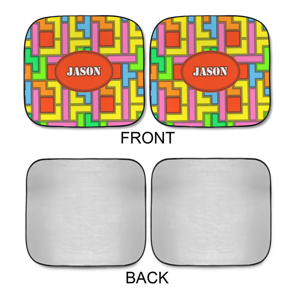 Tetromino Car Sun Shades - APPROVAL