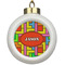 Tetromino Ceramic Ball Ornament (Personalized)