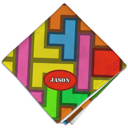 Tetromino Cloth Dinner Napkin - Single w/ Name or Text