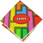 Tetromino Cloth Napkin w/ Name or Text