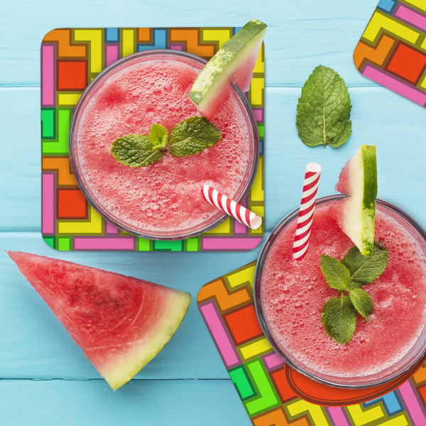 Tetromino Coaster Set - LIFESTYLE