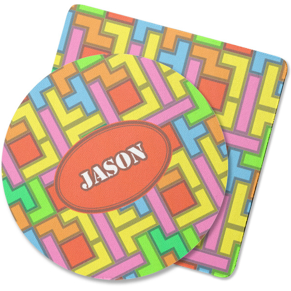 Custom Tetromino Rubber Backed Coaster (Personalized)
