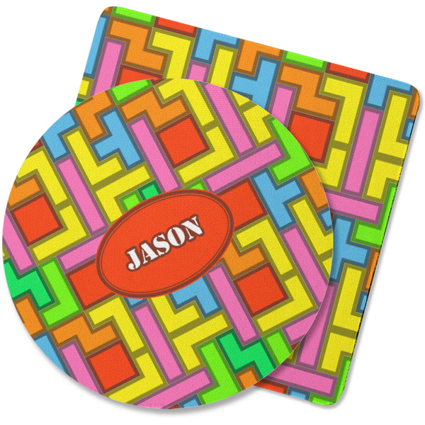 Custom Tetromino Rubber Backed Coaster (Personalized)
