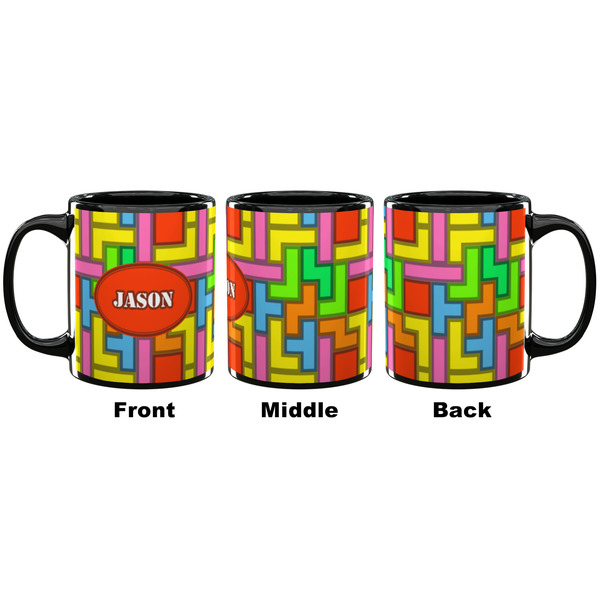 Tetromino Coffee Mug - 11 oz - Black APPROVAL