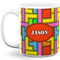 Tetromino 11 Oz Coffee Mug - White (Personalized)