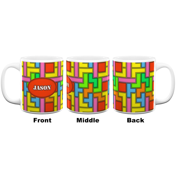 Tetromino Coffee Mug - 11 oz - White APPROVAL