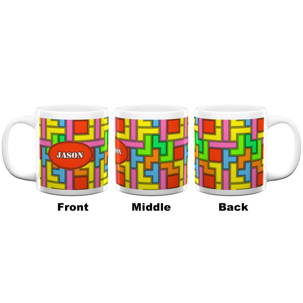 Tetromino Coffee Mug - 20 oz - White APPROVAL