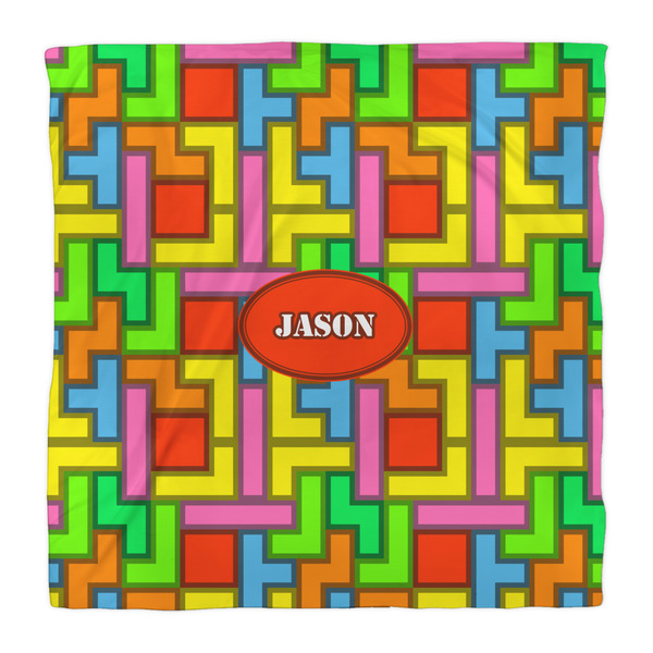 Tetromino Comforter - Queen - Front