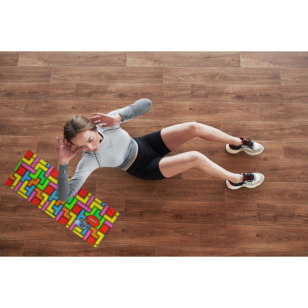 Tetromino Cooling Towel- Lifestyle