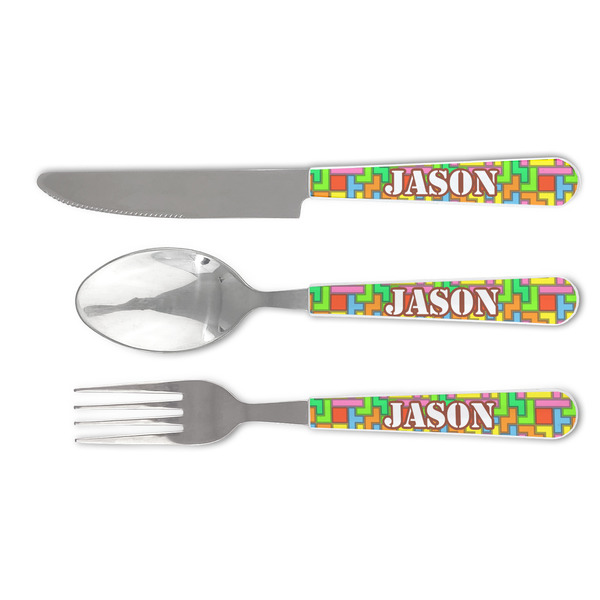 Custom Tetromino Cutlery Set (Personalized)