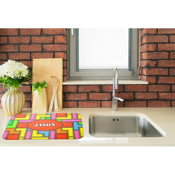 Tetromino Dish Drying Mat - LIFESTYLE 2
