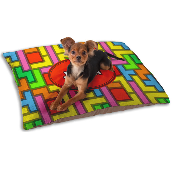 Custom Tetromino Dog Bed - Small w/ Name or Text
