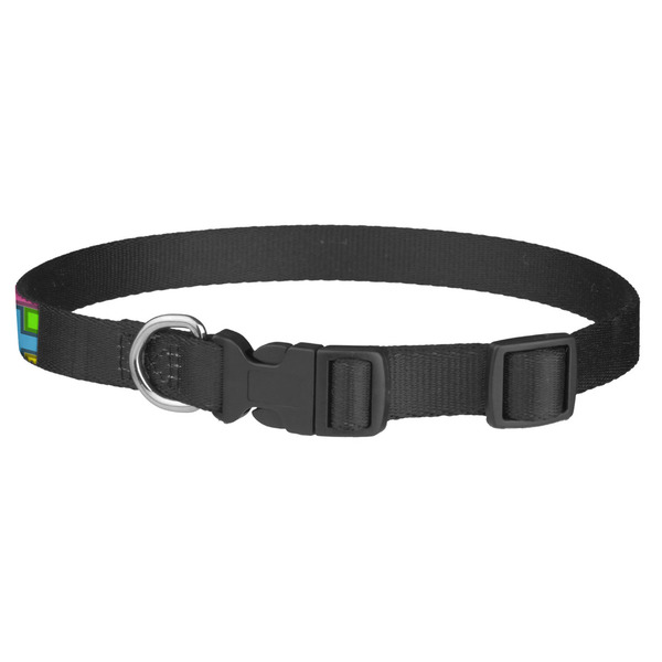 Tetromino Dog Collar - Medium - Back