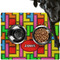 Tetromino Dog Food Mat - Large w/ Name or Text