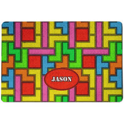 Tetromino Dog Food Mat w/ Name or Text