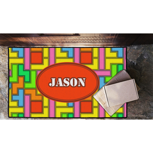 Tetromino Door Mat - LIFESTYLE (Lrg)