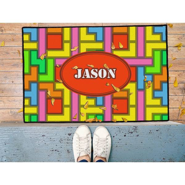 Tetromino Door Mat - LIFESTYLE (Med)