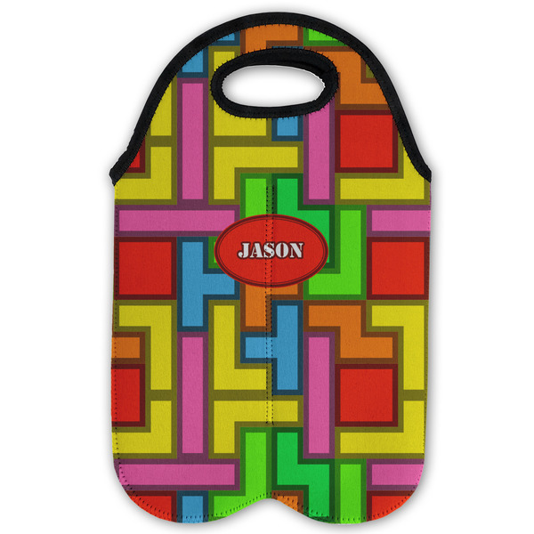 Tetromino Double Wine Tote - Flat (new)