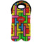 Tetromino Double Wine Tote - Front (new)