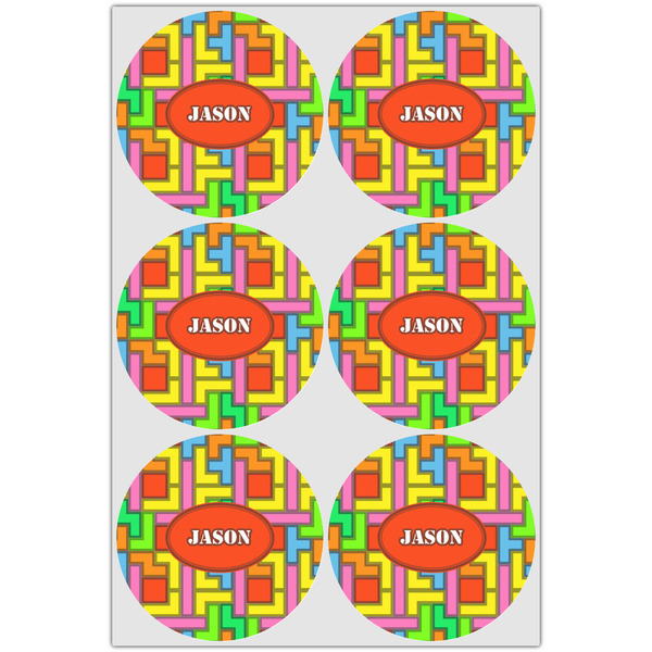 Tetromino Drink Topper - Large - Set of 6