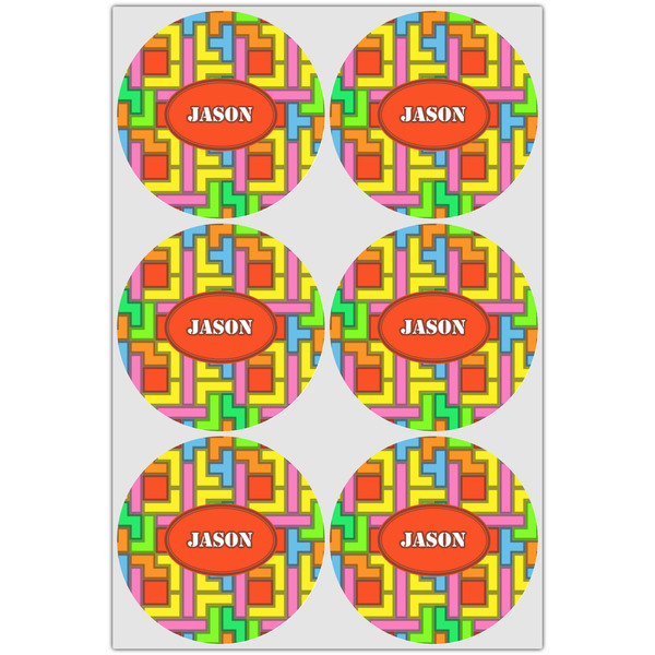 Tetromino Drink Topper - XLarge - Set of 6