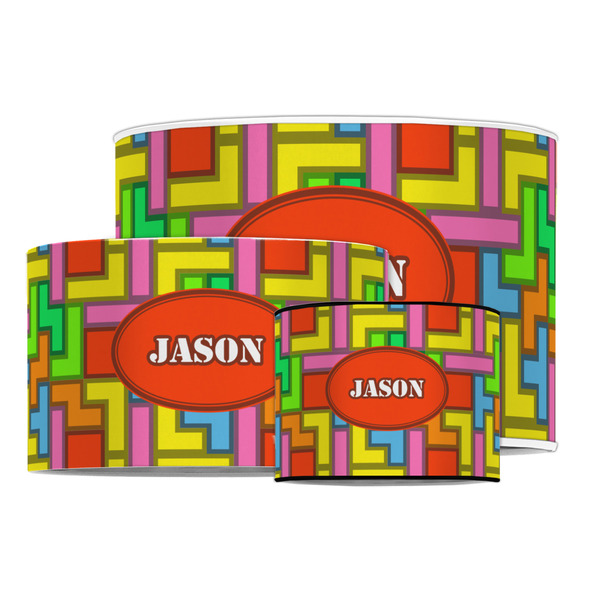 Tetromino Drum Lampshades - MAIN