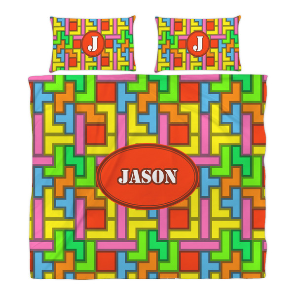 Tetromino Duvet Cover Set - King - Alt Approval