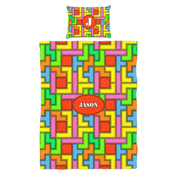 Tetromino Duvet Cover Set - Twin - Alt Approval