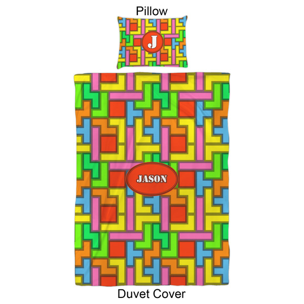 Tetromino Duvet Cover Set - Twin XL - Approval