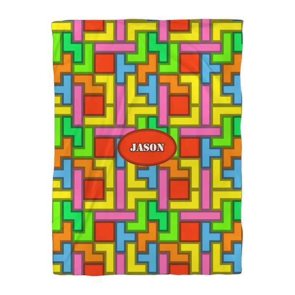 Tetromino Duvet Cover - Twin XL - Front